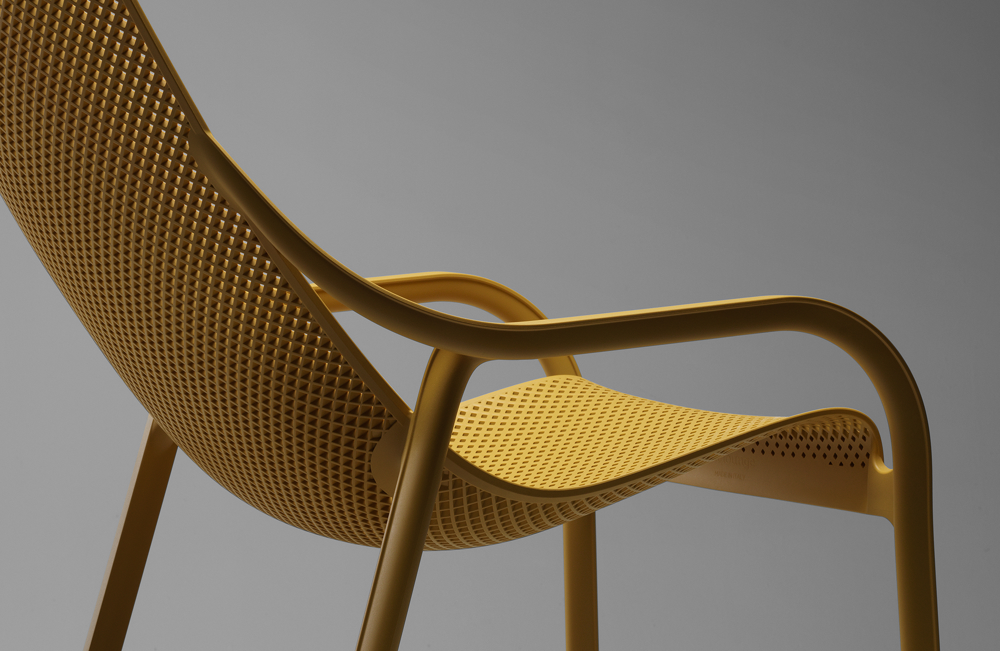 NARDI NET LOUNGE Fehér design Műanyag kültéri szék